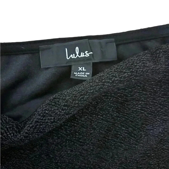 Lulus black sparkle bodysuit tank size XL - Picture 3 of 4